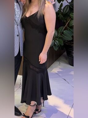 Dynamite Black Slip Dress